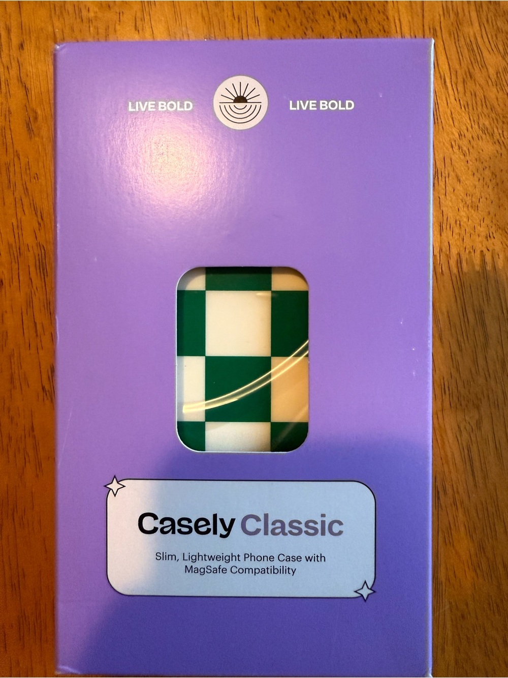 Casely Classic Green Checkerboard Phone Case — Casely